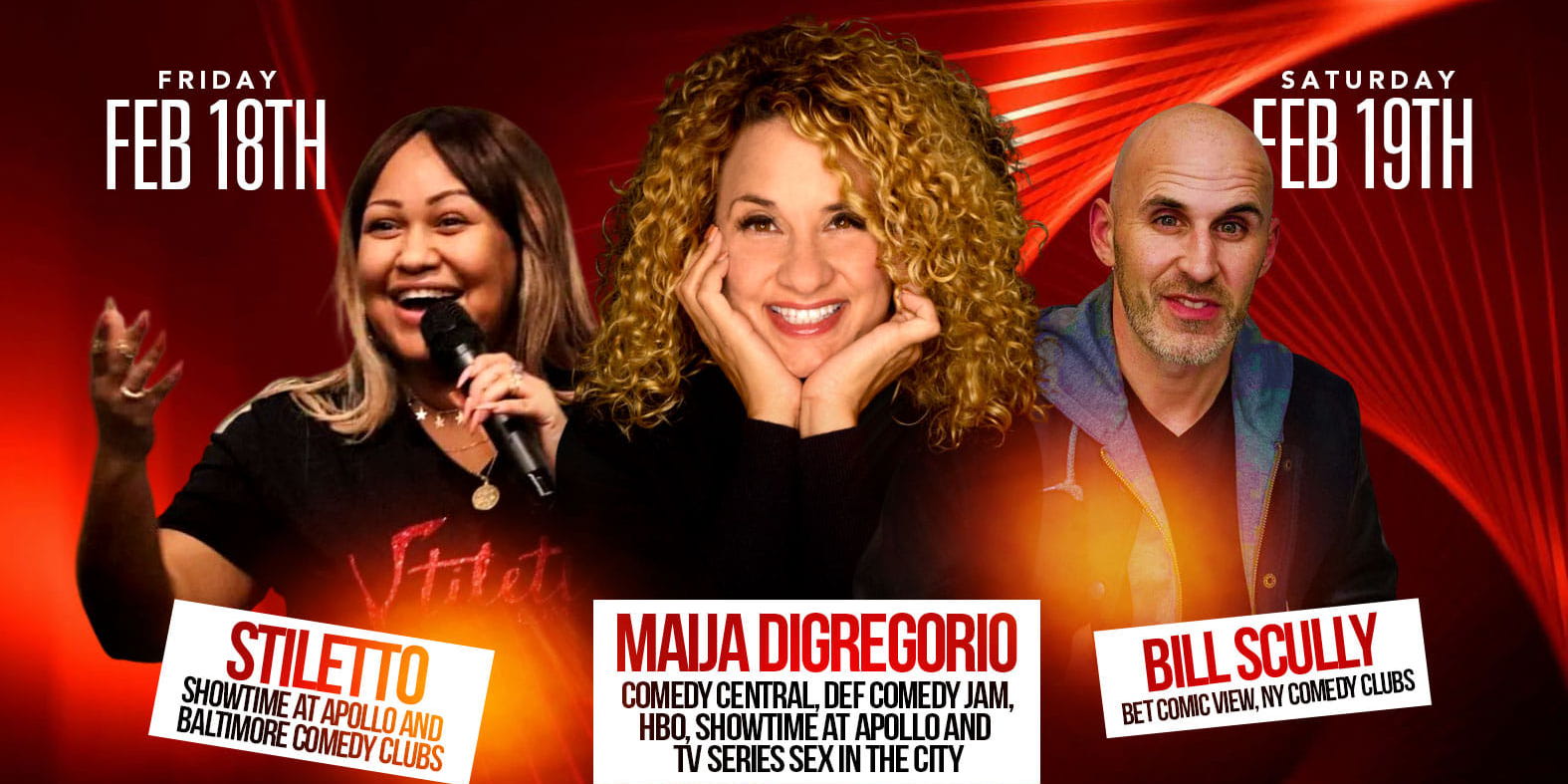 Comedy Explosion with Maija Digregorio from HBO and NBC Comics Unleashed promotional image