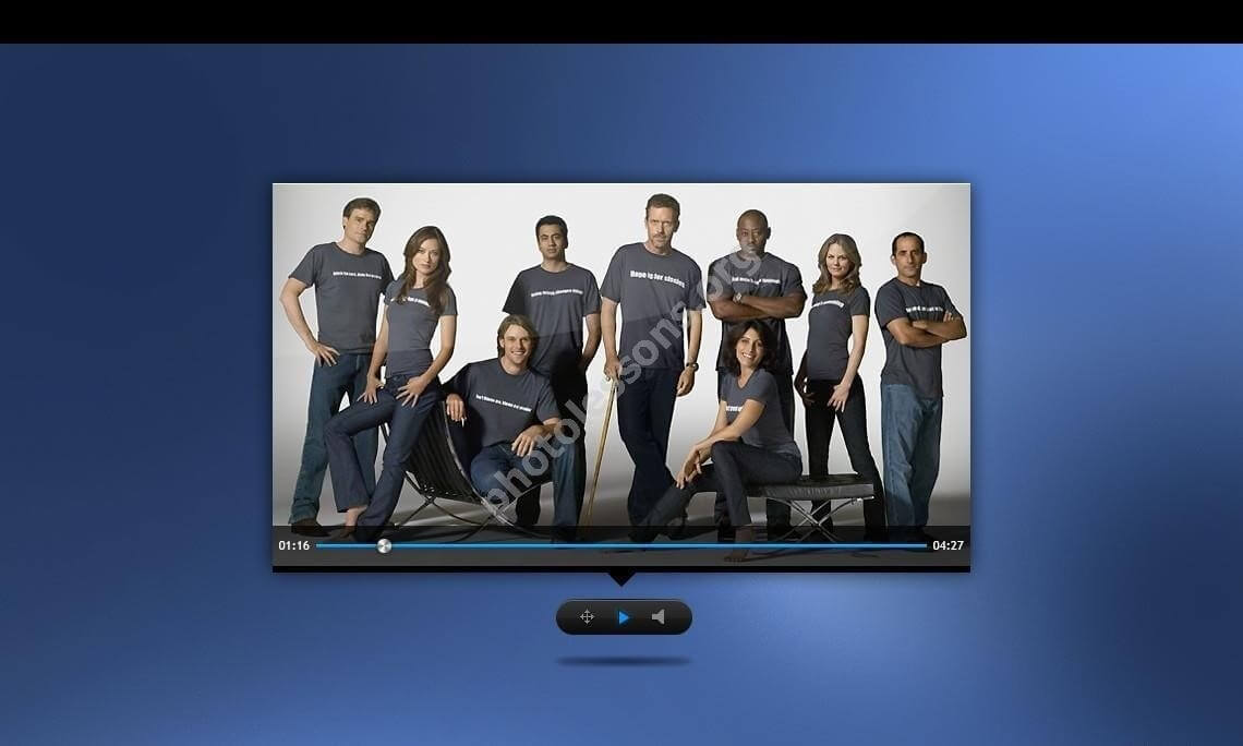 Видеоплеер для Фотошоп скачать в PSD формате