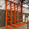 Cantilever Rack with Pipe Stops