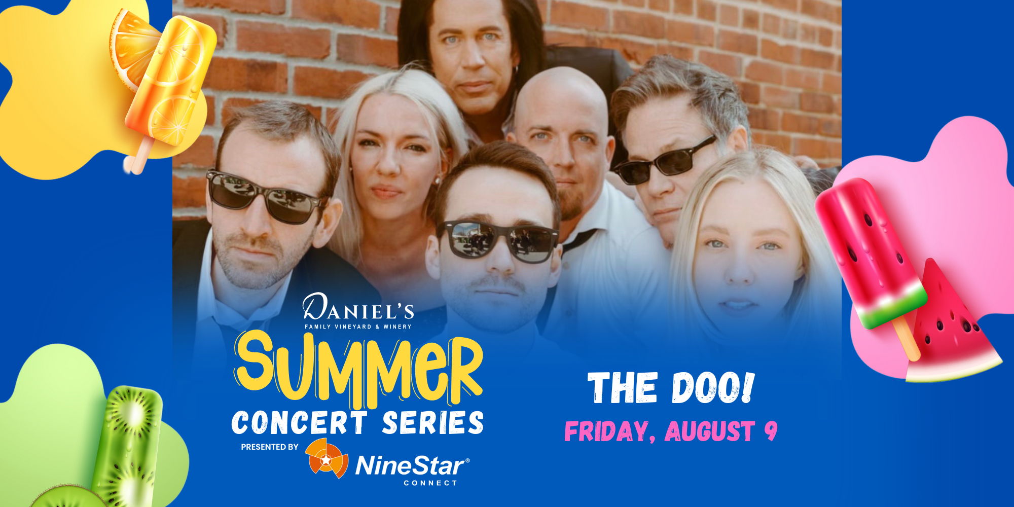 Summer Concert Series at Daniel's Vineyard promotional image