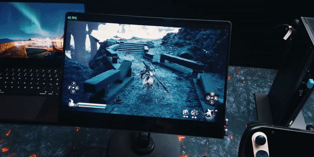 GR14BU | 14" 3K OLED 120Hz Gaming Monitor Portable Touchscreen Display
