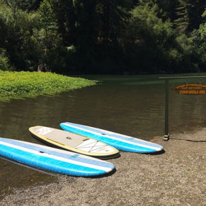 Paddle boarding in Sonoma