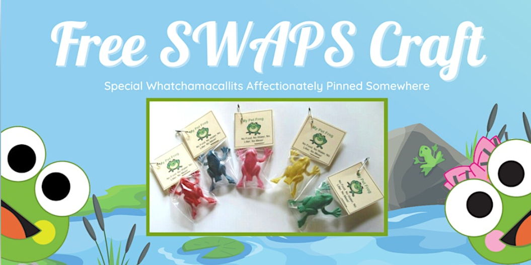 Free SWAPS craft at sweetFrog Catonsville promotional image