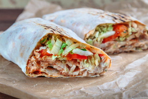Photo of READY TO ROLL Chicken Caesar Wraps