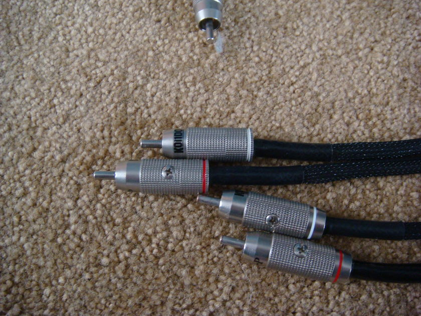 Kondo KSL-LP Silver Interconnect 1 meter pair