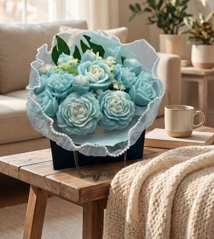 Montego Bay Candle/Melt Handbag Flower Bouquet