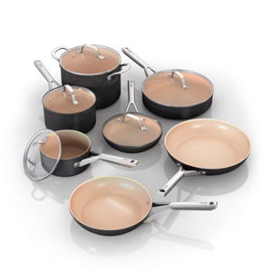 Ninja 12pc Extended Life Essential Ceramic Cookware Set