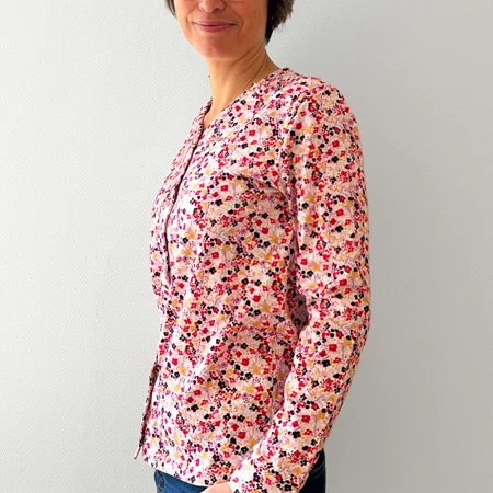 Cocoonea - T-Shirt Frau Blume - XXL (50-52)
