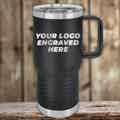 custom Travel Tumblers with handle with your logo or design