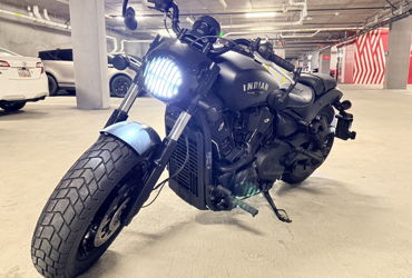 2025 INDIAN SCOUT BOBBER LIMITED + TECH motorcycle for rent near Downtown Los Angeles, CA