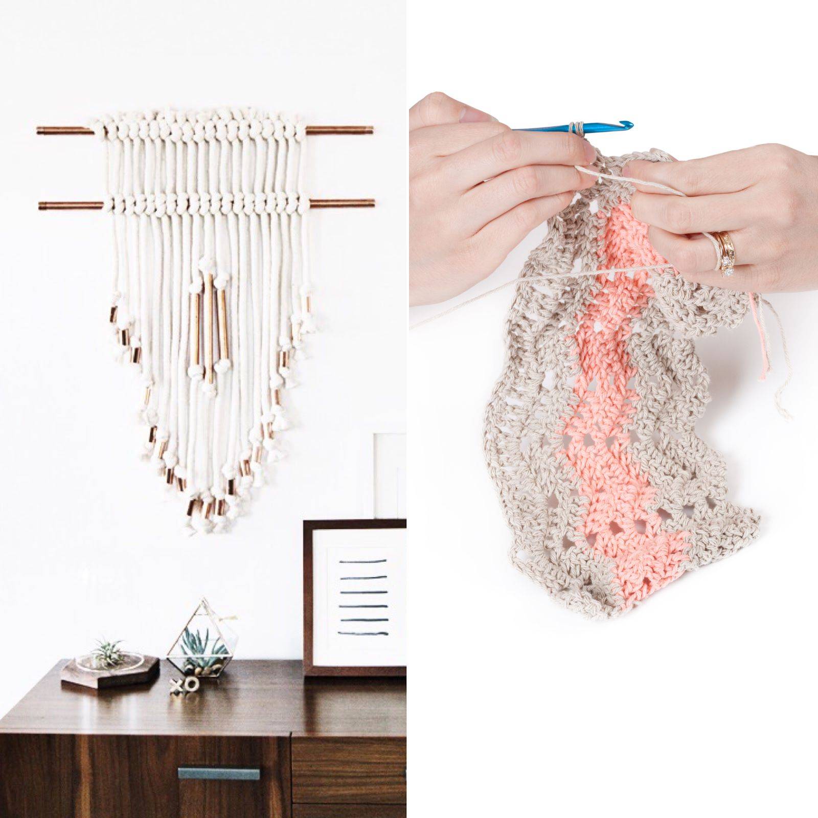 Differences Between Crochet and Macrame