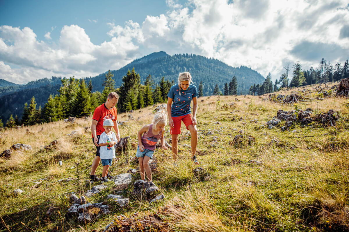 Wandern mit Kindern in Pfronten, Allgäu