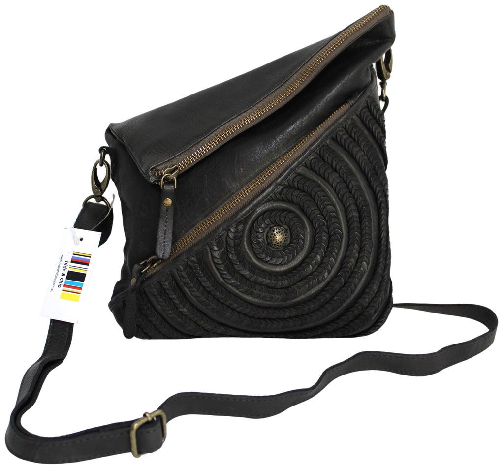 Quality Full Grain Leather Shoulder Bag - Image 9