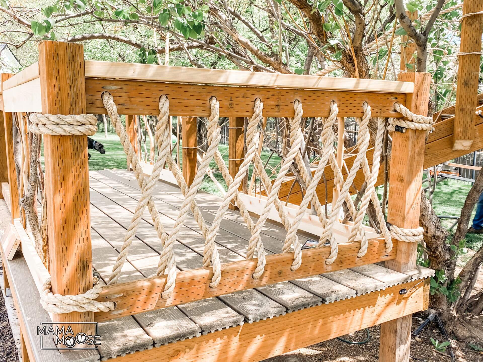 Braided Rope Railing