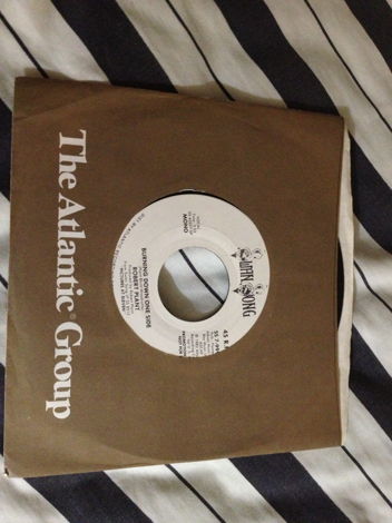 Robert Plant - Burning Down One Side Promo 45 Mono/Stereo