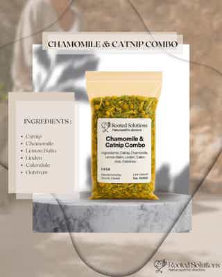 Chamomile & Catnip Combo – Natural Herbal Tea for Sleep, Stress, and Digestion Relief image 2