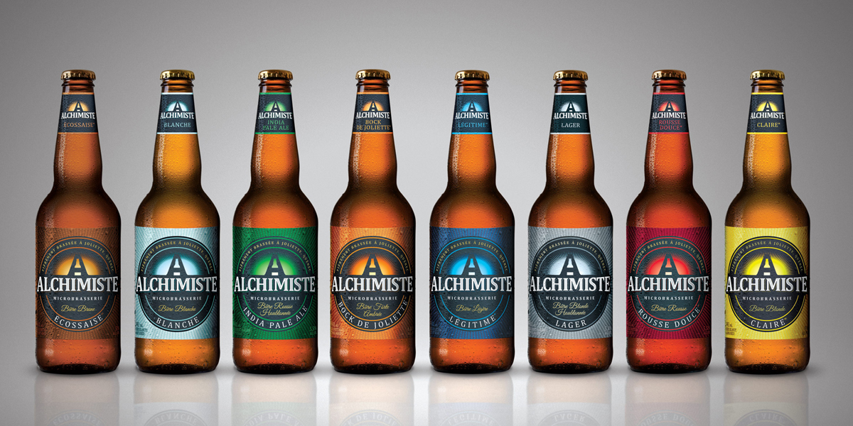 Before & After: Alchemiste Microbrewery Rebranding