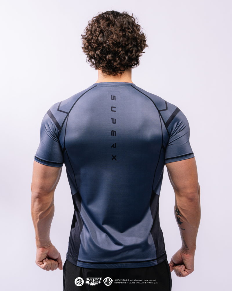BATMAN Short Sleeve MMA Rash Guard - $89.00 | SUPERX Rebirth