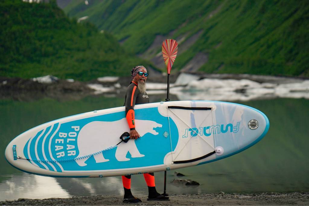 Funwater inflatable paddle board in Canada British Columbia