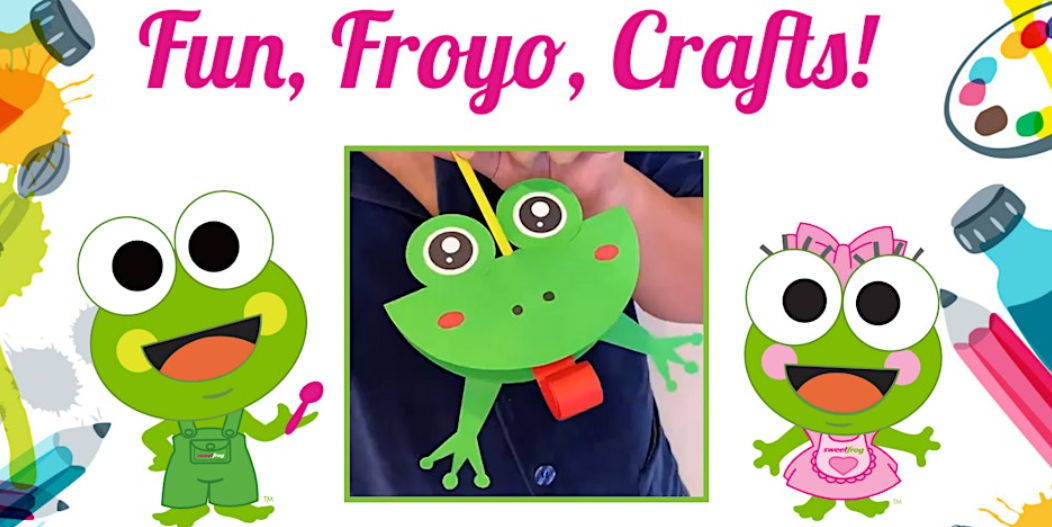 Free Kid's Strawberry Craft at sweetFrog Dundalk promotional image