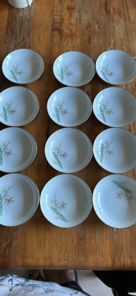 Noritake Vintage Dinner Set Design Canton Bamboo Pattern - Image 9