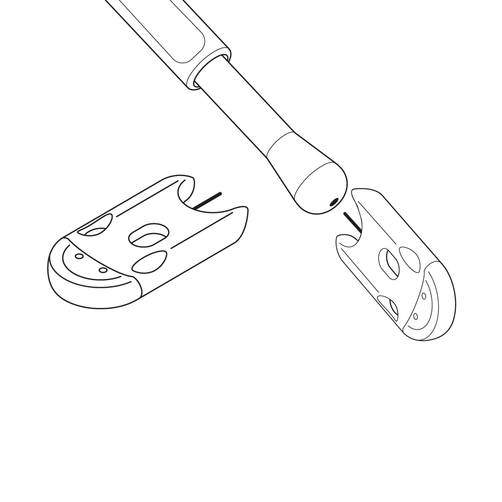 Diagram showing how to clean and unblock the steam wand