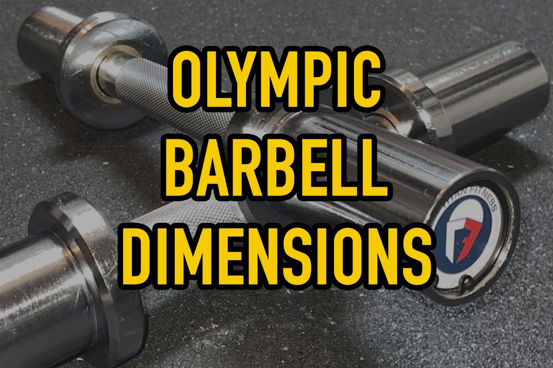 olympic barbell dimensions olympic barbell dimensions