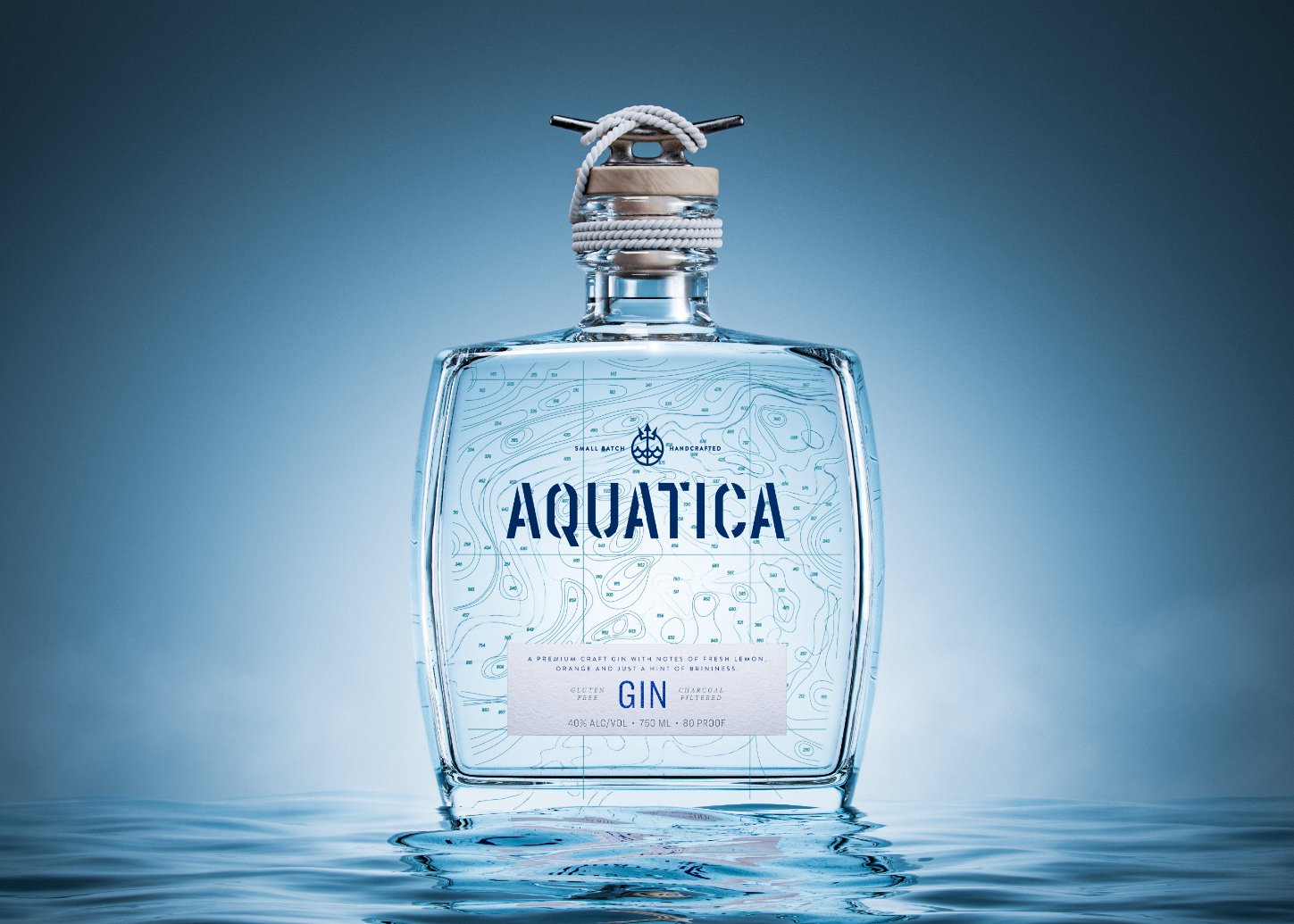 Aquatica Gin Makes Drinking an Adventure with Their Clever Nautical Bottle