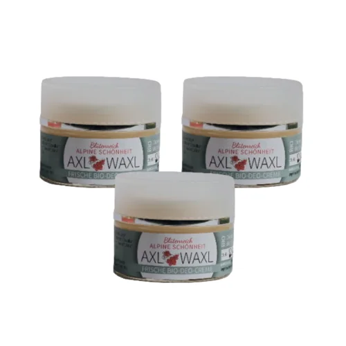 Axl Waxl - Lot De 3 Crèmes Déodorantes Bio - Frais