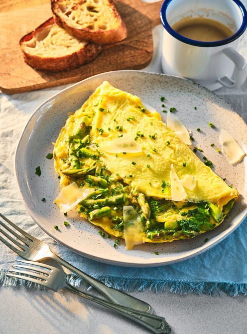 Herb and Asparagus Omelette