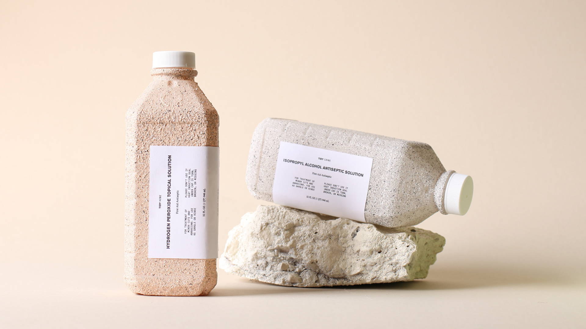 Featured image for Concept Tidy Products Uses Texture To Highlight Antiseptic’s Qualities