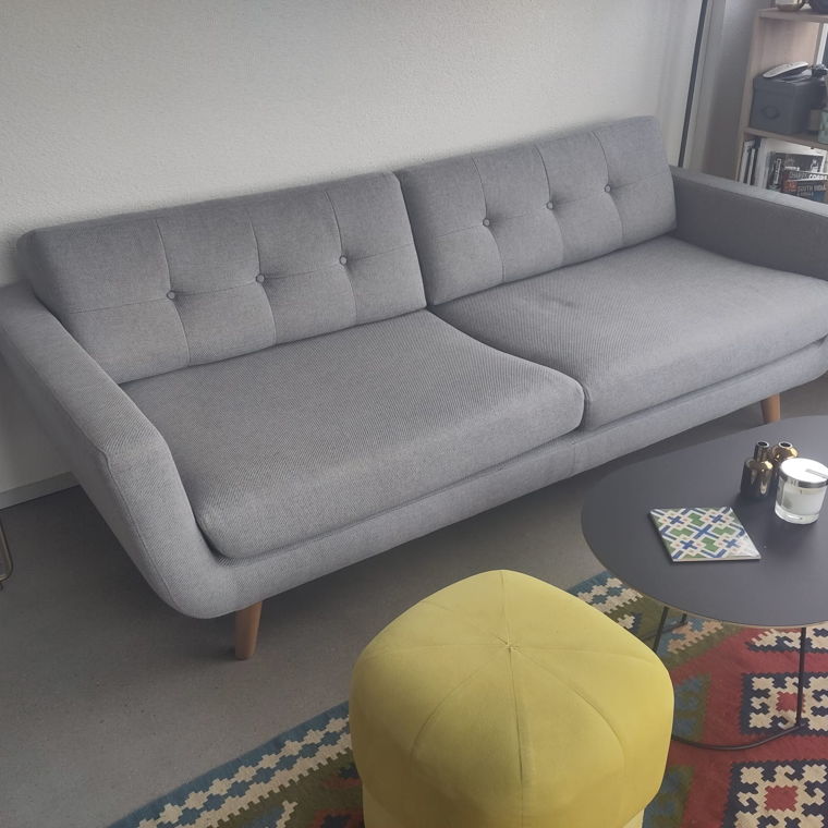 Designer 3er-Sofa
