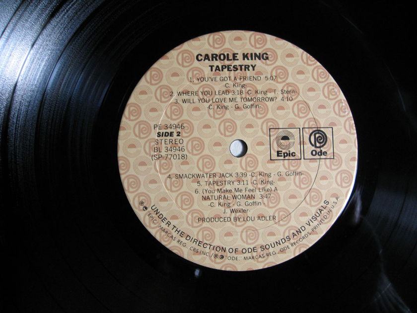 Carole King - Tapestry - Reissue 1977 Ode Records PE 34946