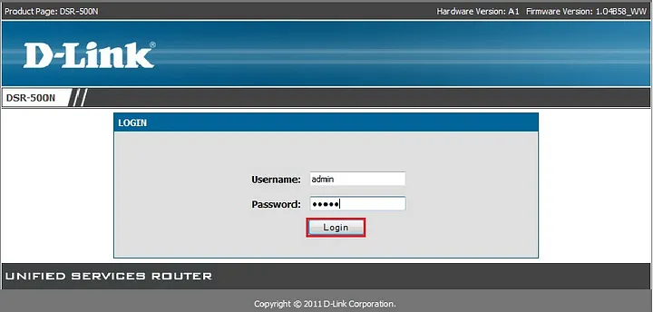 d-link login account