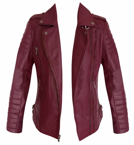 ALABAMA - Burgundy LEATHER