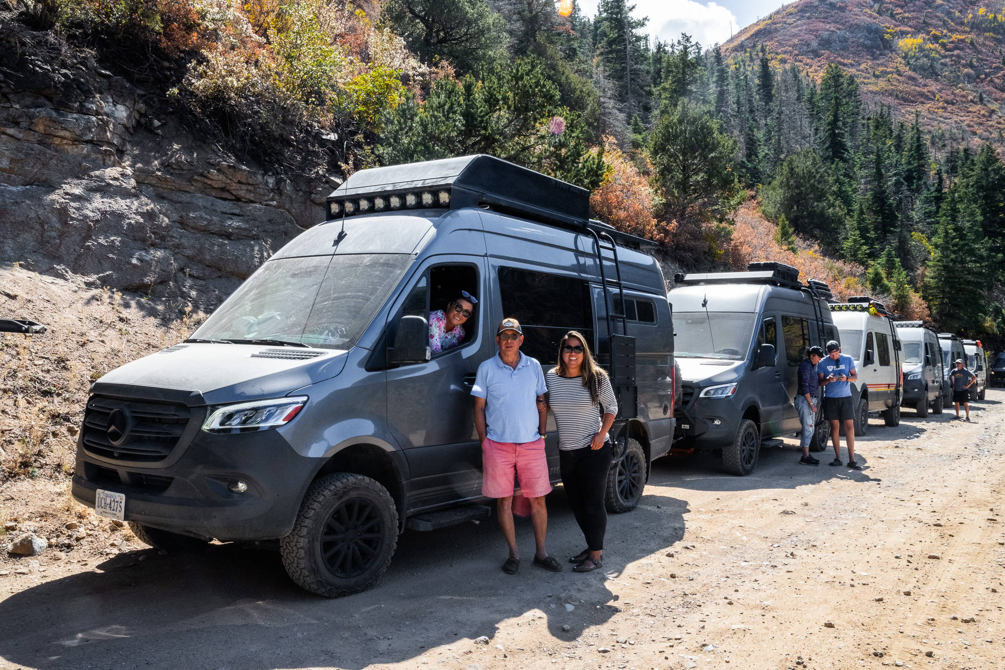 Storyteller Overland owners participate in an offroad course at the Albuquerque Balloon Fiesta