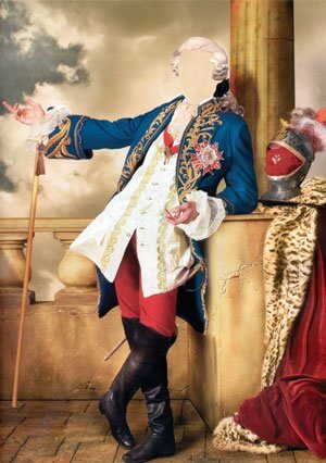 PSD бесплатный Фотошоп исходник для монтажа - гусар