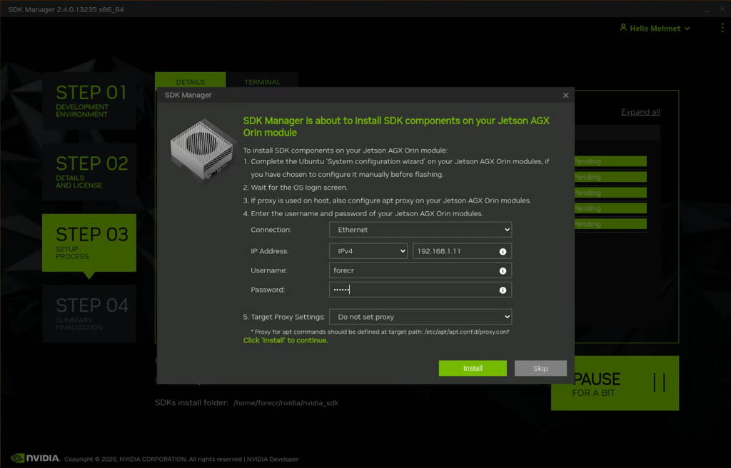 SDK Manager step-3