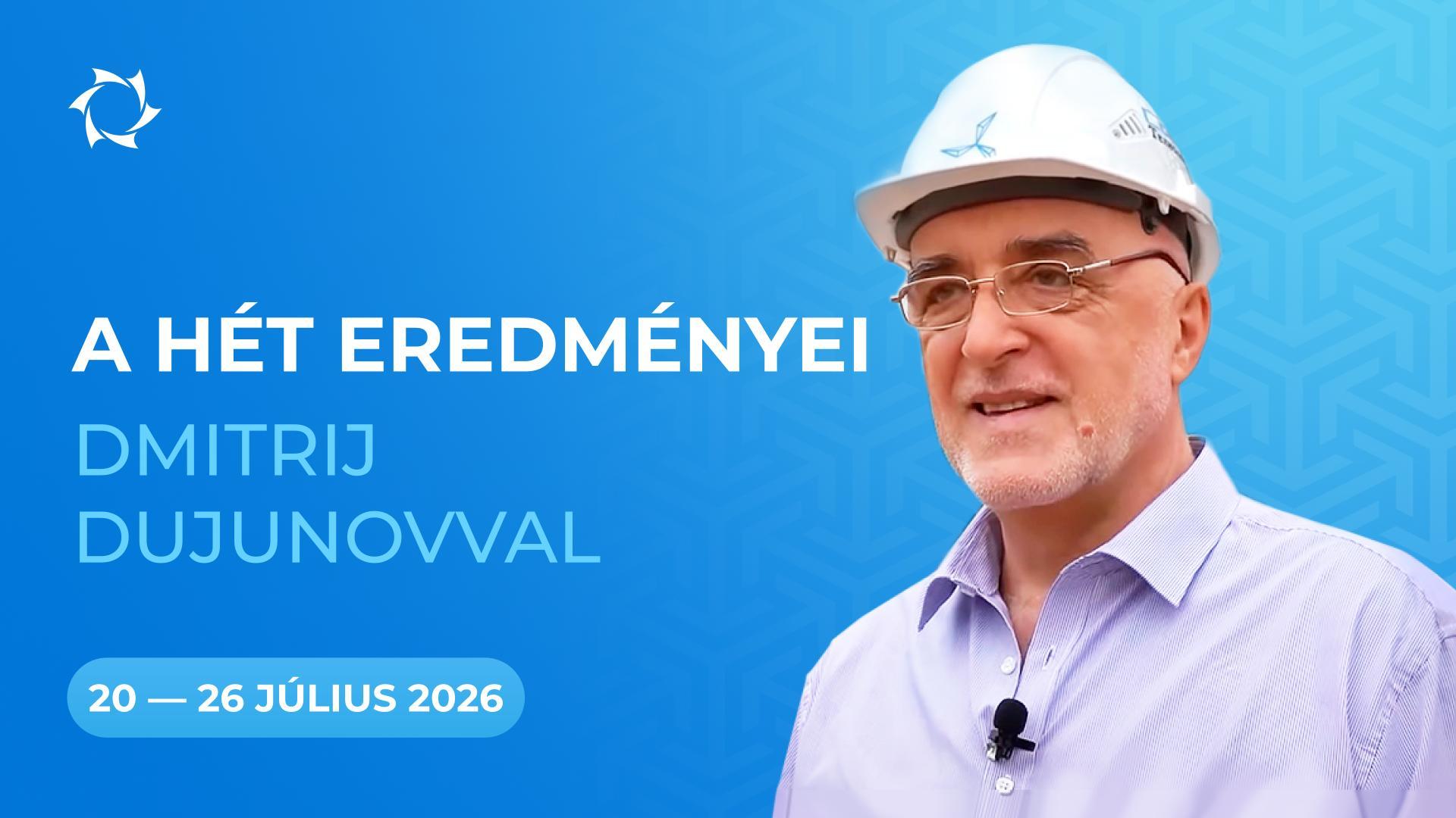 A hét összegzése a "Duyunov Motorok" projektről
