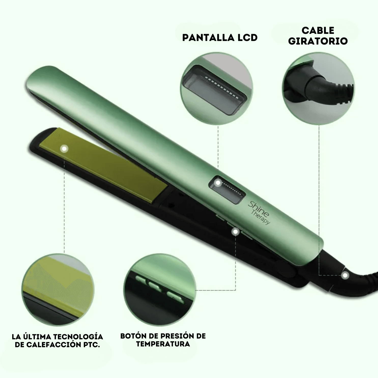 PLANCHA + SECADOR + CEPILLO AGUACATE: ¡Cabello Perfecto en Minutos!