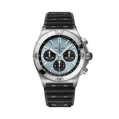 Chronomat B01 42 Stainless Steel / Platinum / Ice Blue