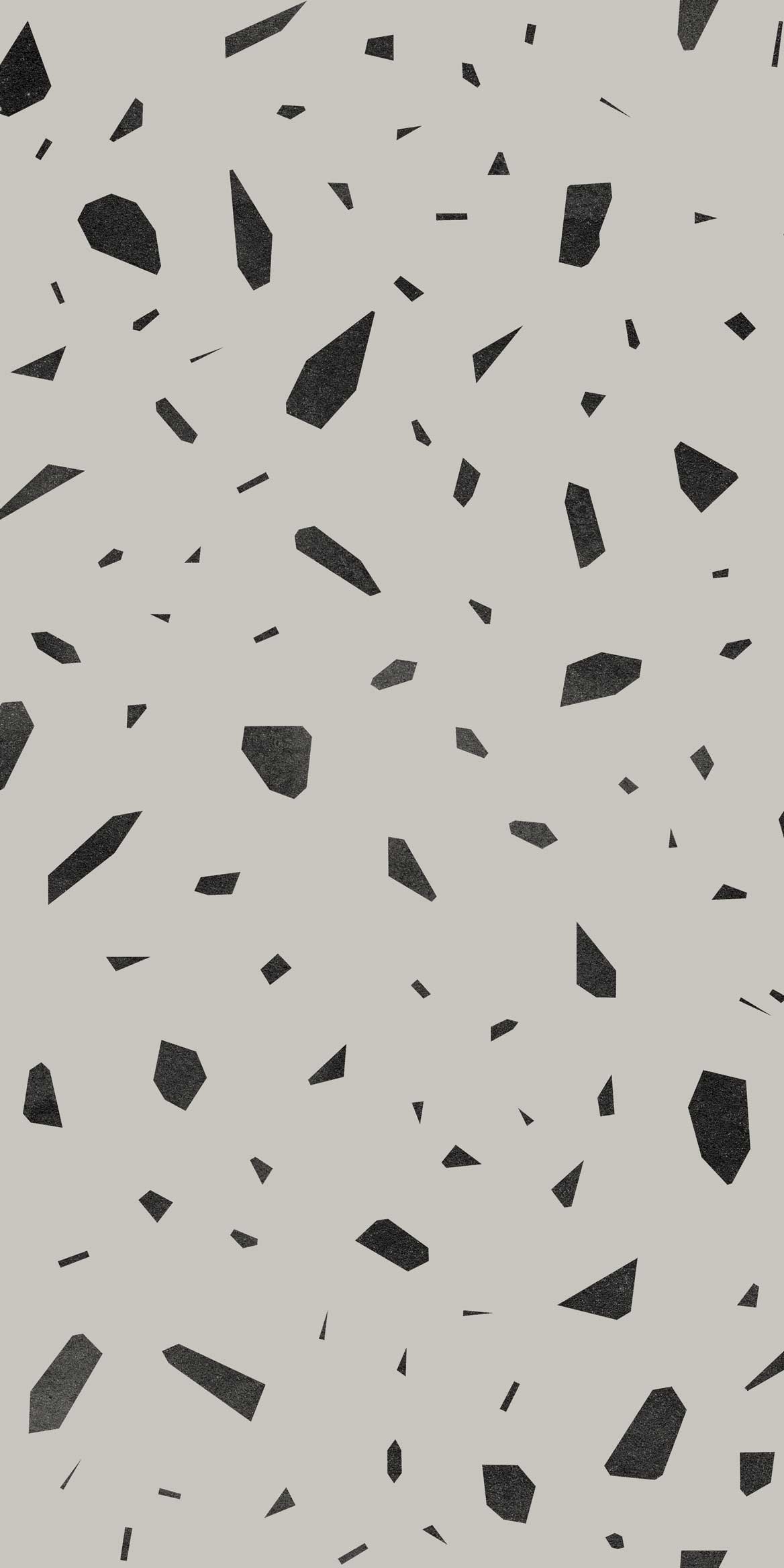 Grey Modern Terrazzo Wallpaper pattern image
