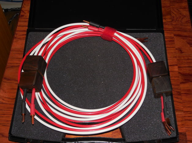 8' Silver 8 AWG Speaker Cables Quad Run configuration F...
