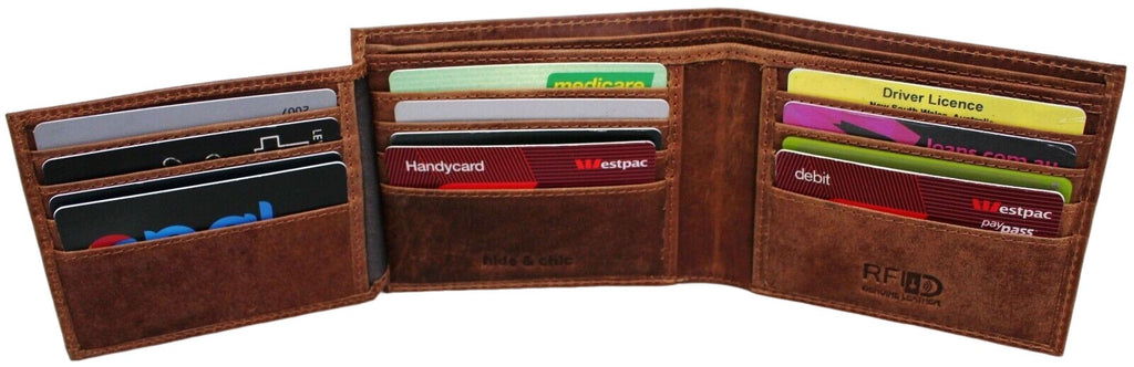 RFID Security Lined Leather Wallet Style 11049 - Image 9