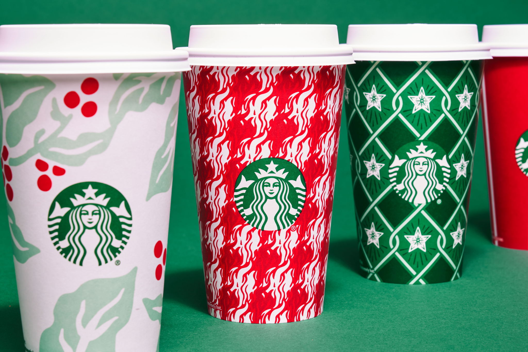 Starbucks Holiday Cup Collection From The Past Ten Years Dieline