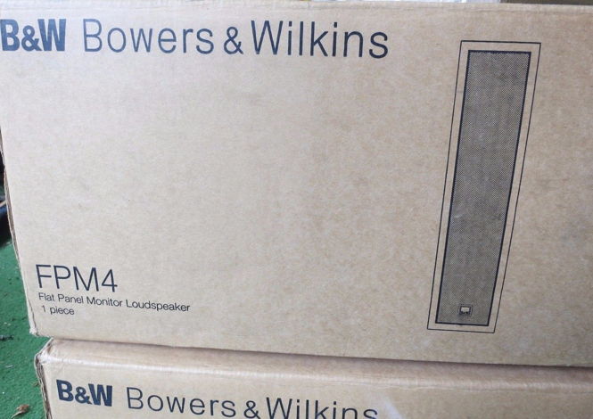 B&W (Bowers & Wilkins) FPM-4 Wall Speakers, Bowers & Wi...