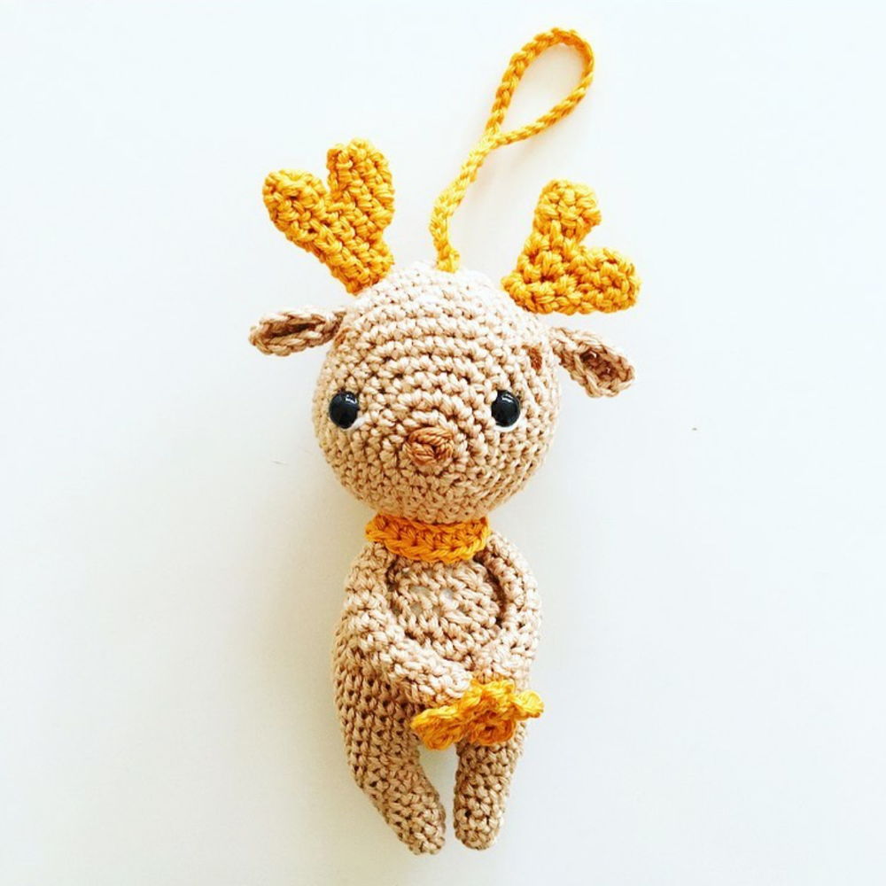 Little Christmas reindeer ornament