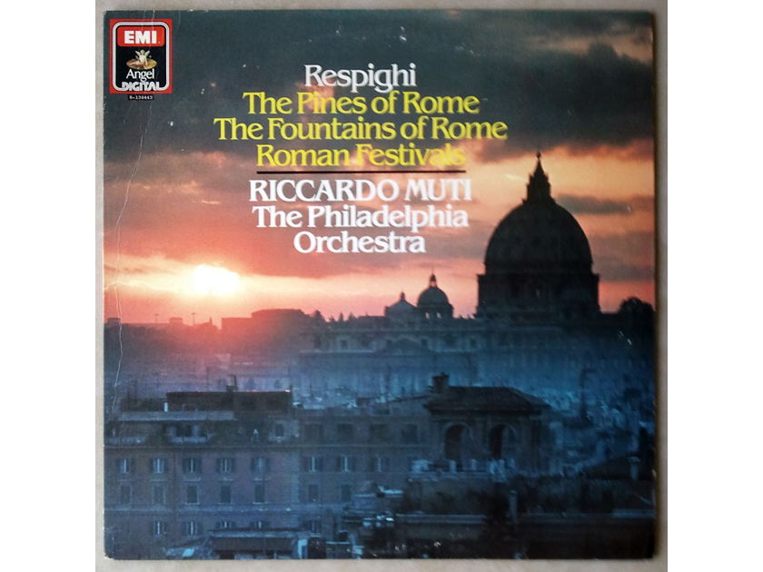 EMI Angel/Riccardo Muti/Respighi - Roman Trilogy (Fountains of Rome, Pines of Rome, Roman Festivals) / NM