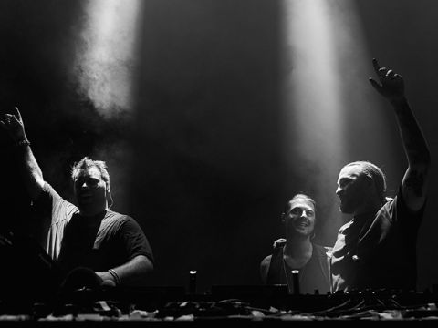 Sebastian Ingrosso, Axwell and Steve Angelo in Ushuaïa Ibiza