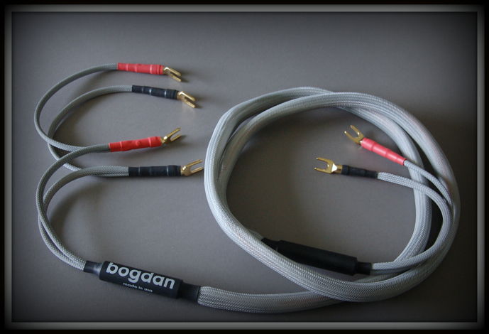 BOGDAN Goldy  Speaker Cables (New Old stock) with Integ...